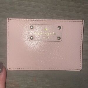 Pink Kate spade cardholder